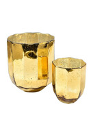 Barok Old 1A lampion złoty szklany