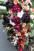 Bordo Premium, komplet dekoracji nagrobnych