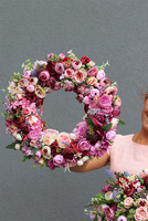 Bella Lux, efektowny wianek na drzwi