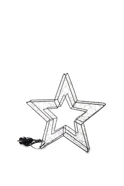Christmas Light, świąteczna figurka gwiazda LED, wym.36x38cm