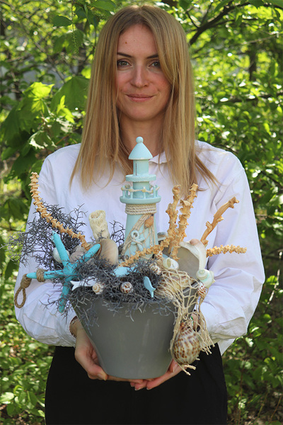 Zanzibar, stroik marynistyczny z latarnią morską