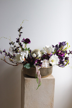 Royal Easter, stroik wielkanocny z jajkiem, wym.52x90cm