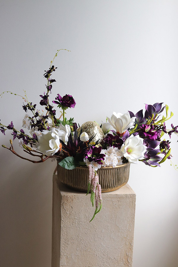 Royal Easter, stroik wielkanocny z jajkiem