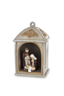 Szopka Latarenka C, świąteczna figurka LED, wys.11cm