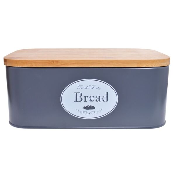 Bread B, chlebak z bambusową pokrywą, wym.42.5x23x12.7cm 