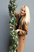 Zielone Święta Yellow, bożonarodzeniowa girlanda