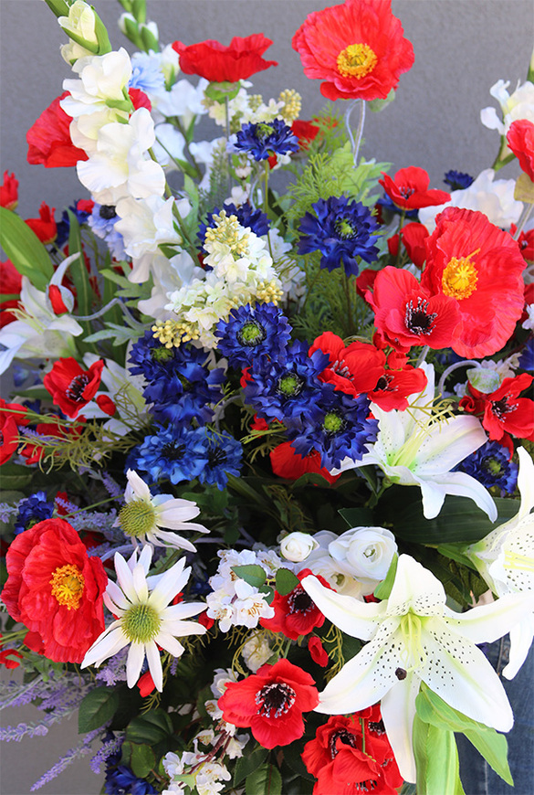 Mazowsze, duża kompozycja kwiatowa, wym.139x90cm