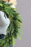 Siberia Big, wianek ozdobny / stroik dekoracyjny z sosny kaukaskiej, śr.80cm