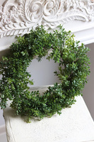 zielony wianek bukszpanowy Saute Boxwood