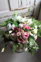 Malediwy Pink S, kompozycja kwiatowa / bukiet, wym.45x55cm