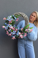 Wiosenna Kraina, wiosenny wianek na drzwi