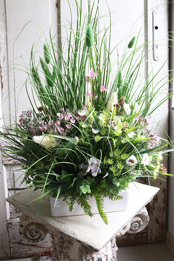 kompozycja traw i polnych kwiatów, Letnia Łąka, wys.60cm