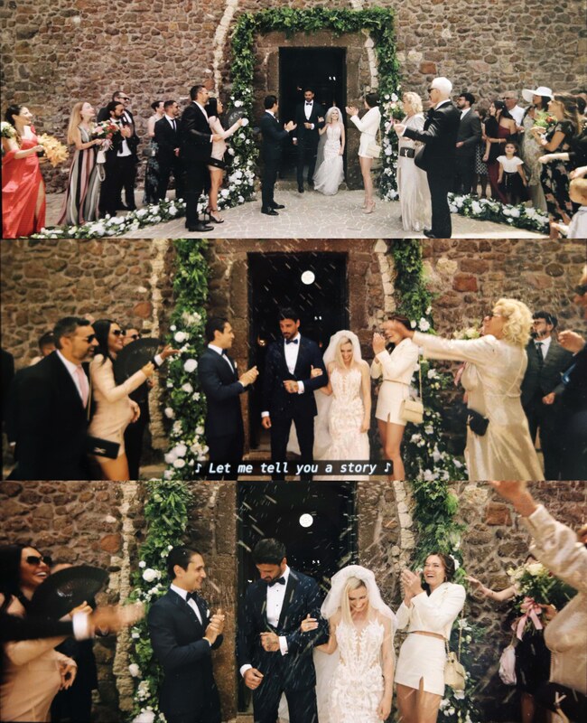 Romantic White, biała girlanda kwiatowa