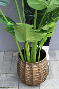 Monstera Bellis, sztuczne drzewo w doniczce, wys.150cm