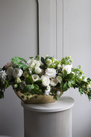 Golderita Laos, kompozycja w ceramicznej łódce