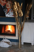 Bananowiec Gold, złota dekoracja do wazonu