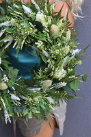 Projekt Szałas, wianek jesienny z wrzosami, śr.50cm