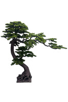 Bonsai, sztuczna roślina na podstawie
