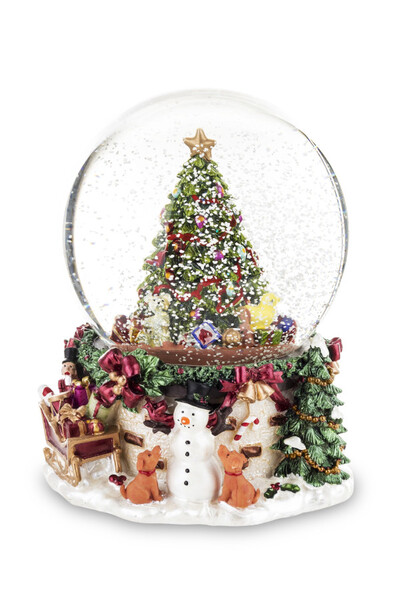 Merry Christmas, kula śnieżna świąteczna pozytywka