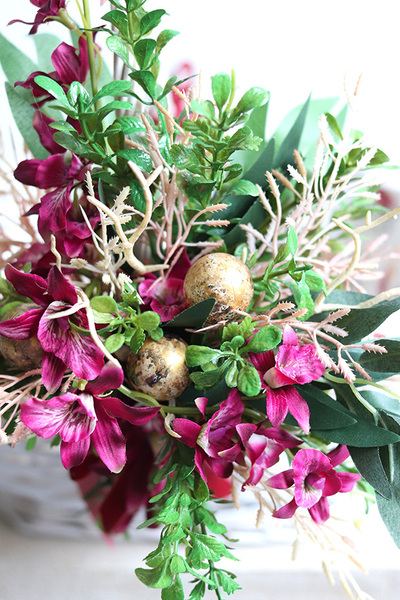 Flowerito, dekorowany koszyczek wielkanocny