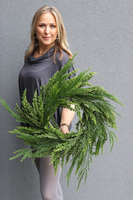 Tuja Lux, świąteczny zielony wianek