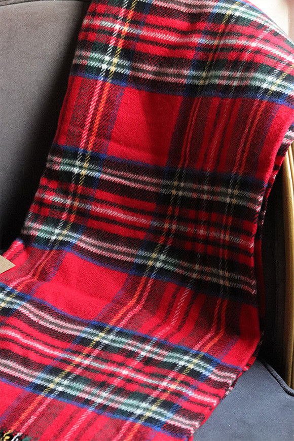 Tartan Winter, cieplutki świąteczny koc pled