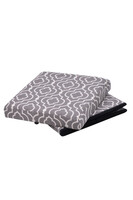 Mozaika, rozkładana pufa / siedzisko, wym.37x37x37cm