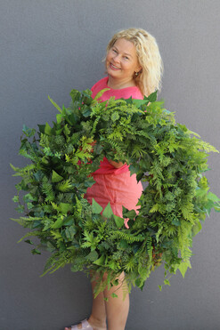 wianek podwieszany Jungle Fern, śr.85cm