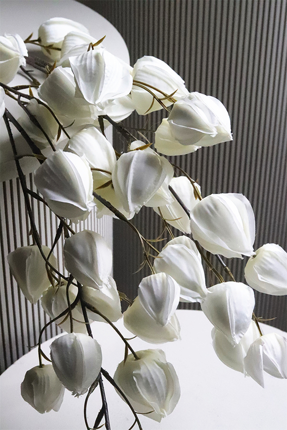 Miechunka, gałązka sztuczny kwiat	