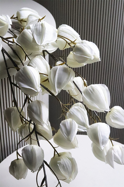 Miechunka, gałązka sztuczny kwiat	