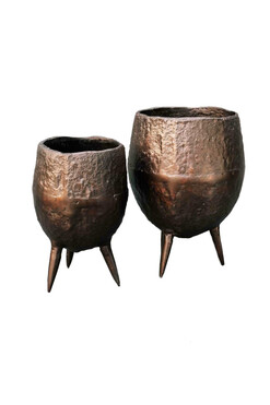 Rustic, metalowa osłonka na nóżkach A, wym.26x19cm