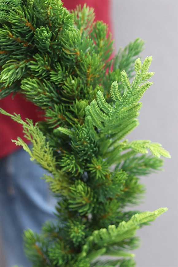 Siberia Big, wianek ozdobny / stroik dekoracyjny z sosny kaukaskiej, śr.80cm