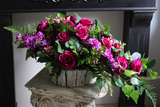 Dark Pink, kompozycja nagrobna w ceramicznej misie