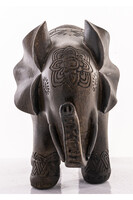 figurka dekoracyjna na szczęście, Słoń Mandala