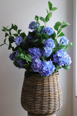 Blue Moon Basket 2, wiosenna kompozycja roślinna, wys.115cm 