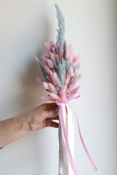 Krysia, komplet dekoracji wielkanocnych, koszyczek&palemka