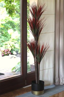 Dracena Black&Gold, sztuczna roślina w doniczce, wys.160cm 