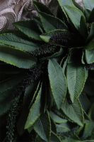 Wrzosowisko Green, dekoracyjny wianek z liści i traw