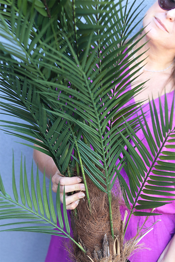 Palma Magellania, sztuczna roślina w doniczce, wys.130cm