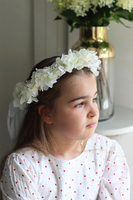 uroczy wianek na głowę Bianca, rozmiar uniwersalny