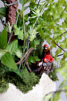 Wiejska Wiosna, stroik wielkanocny z kurami