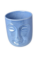 Pacific Face, osłonka z twarzą, niebieska