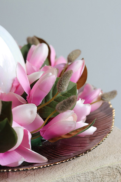 Melania Pink, stroik wielkanocny z jajem