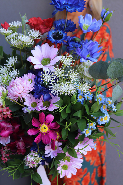  Letnia Łąka Mazuria, bukiet z polnych kwiatów