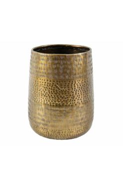 Gold Line Ornament, złota osłonka, wym.19x19x25cm 