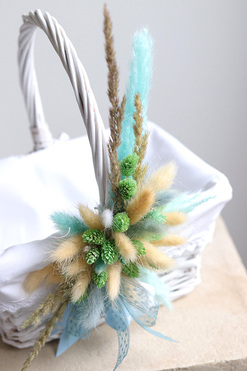 Drettena, dekorowany koszyczek wielkanocny, wys.23cm 