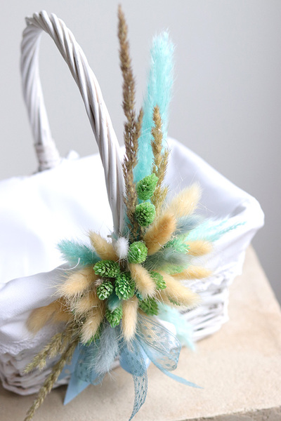 Drettena, dekorowany koszyczek wielkanocny, wys.23cm