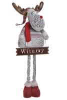 Renifer Welcome To, laleczka zimowa stojąca