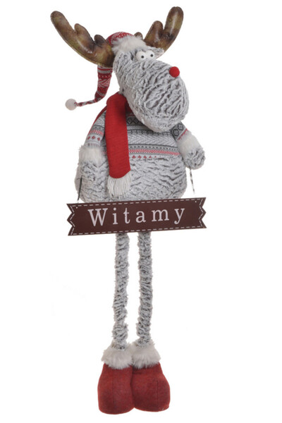 Renifer Welcome To, laleczka zimowa stojąca