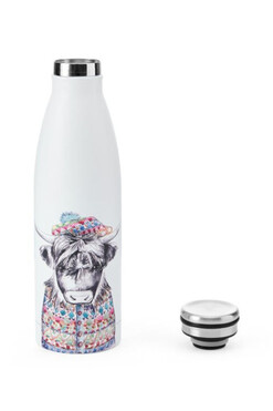 Aquarel Pets, termos stalowa butelka, krowa, poj.500ml